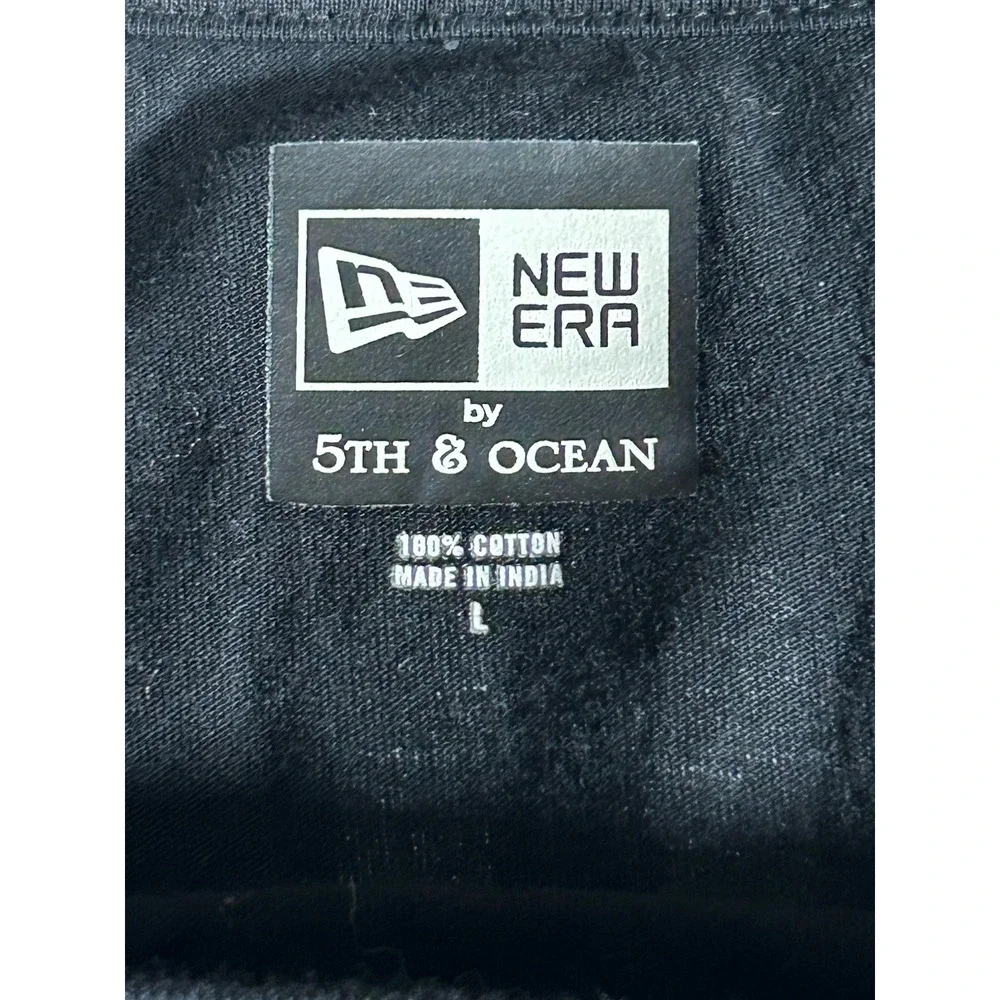 NHL Chicago Blackhawks‎ Women New Era By 5th & Ocean Long Sleeve shirt L 2 Sided